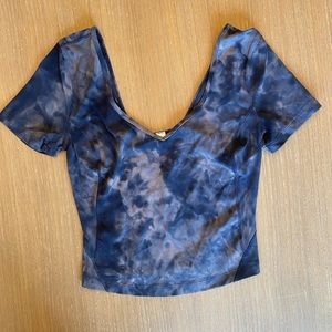 Lululemon Align TShirt. Size 4. Diamond Dye Lunar Rock.